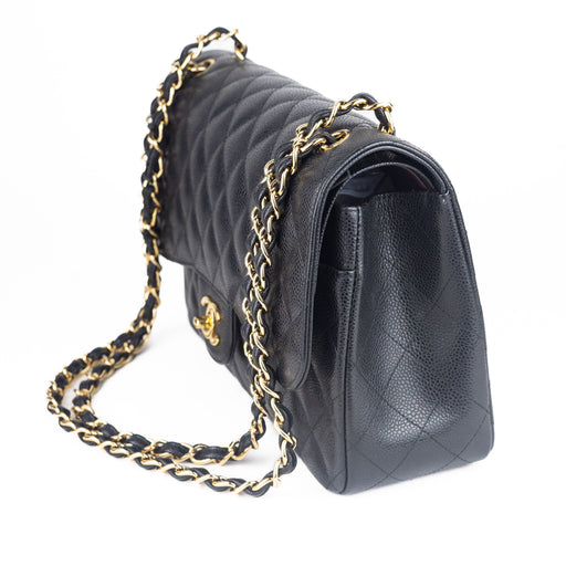 chanel classic flap bag large black