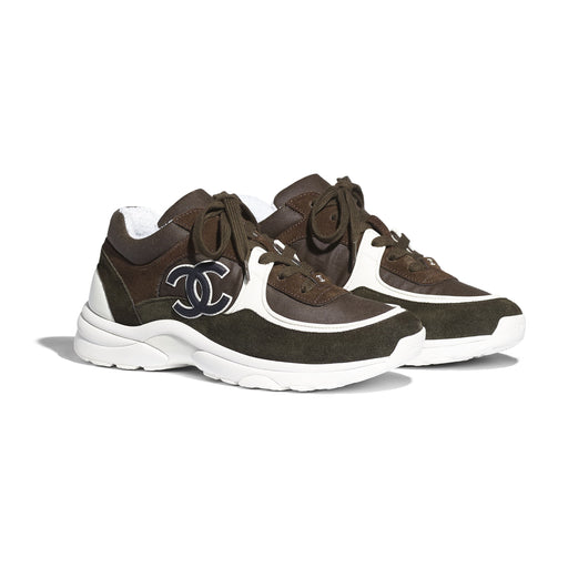Chanel Nylon and Suede Sneakers