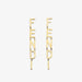 Fendi Signature Logo Earrings
